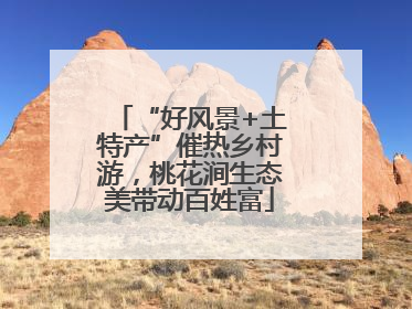 “好风景+土特产”催热乡村游，桃花涧生态美带动百姓富
