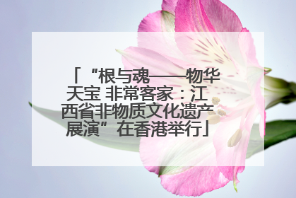 “根与魂——物华天宝 非常客家：江西省非物质文化遗产展演”在香港举行