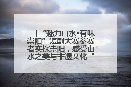 “魅力山水•有味崇阳”短剧大赛参赛者实探崇阳，感受山水之美与非遗文化“提琴戏”魅力