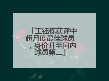 王钰栋获评中超月度最佳球员，身价升至国内球员第二