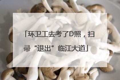 环卫工去考了D照，扫帚“退出”临江大道