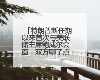 特朗普新任期以来首次与美联储主席鲍威尔会面：双方聊了点啥？