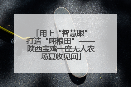 用上“智慧眼” 打造“吨粮田”——陕西宝鸡一座无人农场夏收见闻