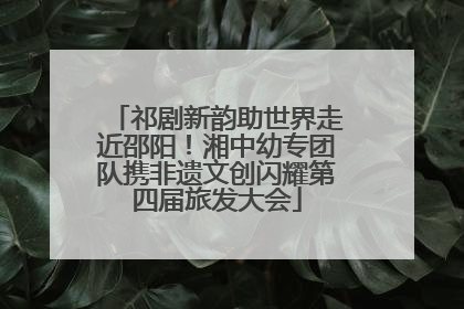祁剧新韵助世界走近邵阳！湘中幼专团队携非遗文创闪耀第四届旅发大会