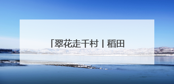 翠花走千村丨稻田有喜，螃蟹来了！