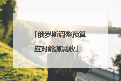 俄罗斯调整预算应对能源减收