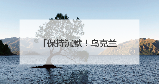 保持沉默！乌克兰媒体注意到，特朗普这次一反常态