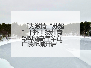 为激情“苏超”干杯！扬州青岛啤酒嘉年华在广陵新城开启“足球之夜”
