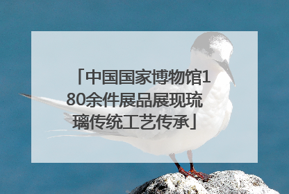 中国国家博物馆180余件展品展现琉璃传统工艺传承