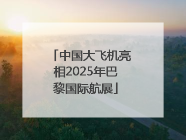 中国大飞机亮相2025年巴黎国际航展