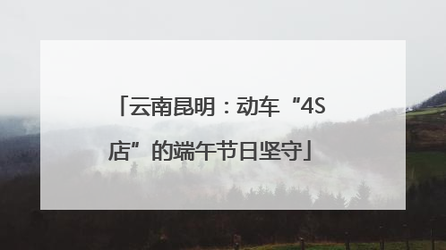 云南昆明：动车“4S店”的端午节日坚守