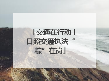 交通在行动丨日照交通执法“粽”在岗