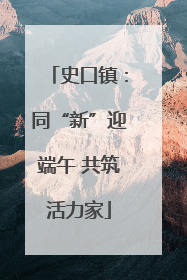 史口镇：同“新”迎端午 共筑活力家