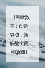 利欧数字：创新驱动，领航数字营销浪潮