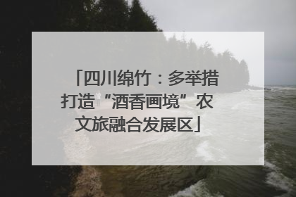 四川绵竹：多举措打造“酒香画境”农文旅融合发展区