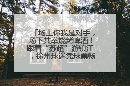 场上你我是对手，场下共举烧烤啤酒！跟着“苏超”游镇江，徐州球迷凭球票畅游名山胜景