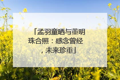 孟羽童晒与董明珠合照：感念曾经，未来珍重