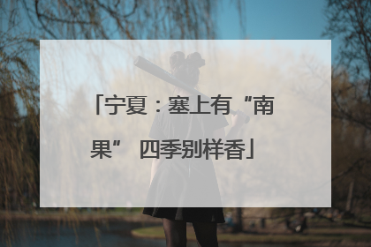 宁夏：塞上有“南果” 四季别样香