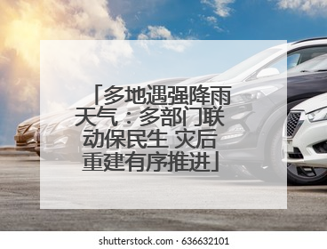 多地遇强降雨天气：多部门联动保民生 灾后重建有序推进