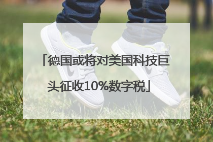 德国或将对美国科技巨头征收10%数字税