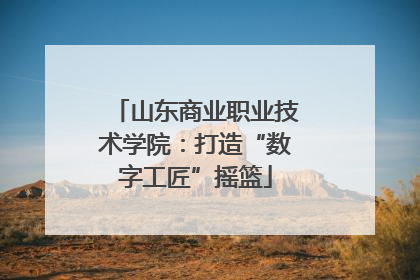 山东商业职业技术学院：打造“数字工匠”摇篮