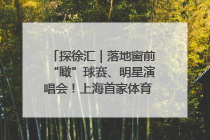 探徐汇｜落地窗前“瞰”球赛、明星演唱会！上海首家体育特色高端酒店亮相
