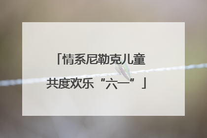 情系尼勒克儿童 共度欢乐“六一”