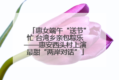 惠女端午“送节”忙 台湾乡亲包粽乐——惠安西头村上演最甜“两岸对话”