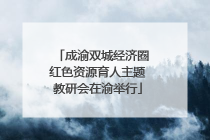 成渝双城经济圈红色资源育人主题教研会在渝举行