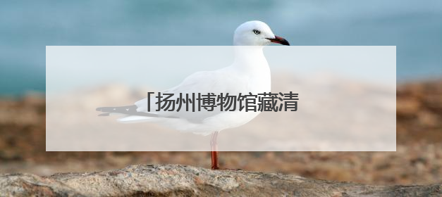 扬州博物馆藏清代扇面来泉展出