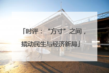 时评：“方寸”之间，撬动民生与经济新局