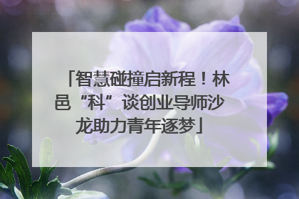 智慧碰撞启新程！林邑“科”谈创业导师沙龙助力青年逐梦