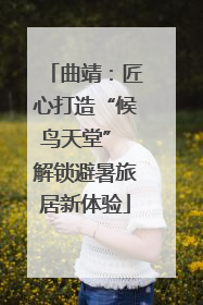 曲靖：匠心打造“候鸟天堂” 解锁避暑旅居新体验