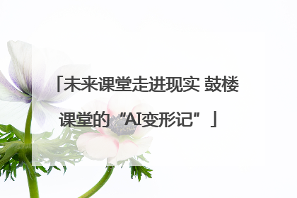 未来课堂走进现实 鼓楼课堂的“AI变形记”