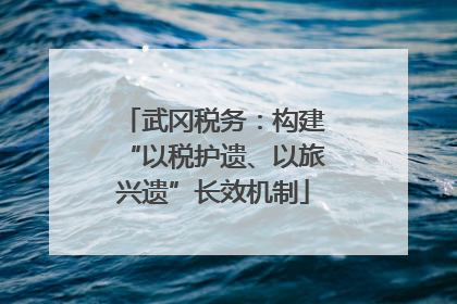 武冈税务：构建“以税护遗、以旅兴遗”长效机制