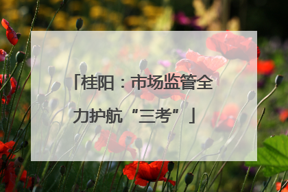 桂阳：市场监管全力护航“三考”