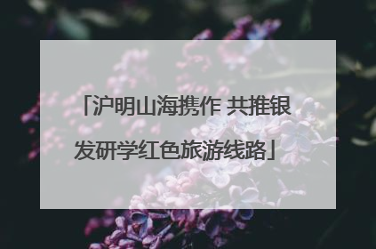 沪明山海携作 共推银发研学红色旅游线路