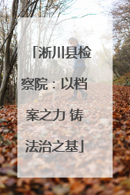 淅川县检察院：以档案之力 铸法治之基