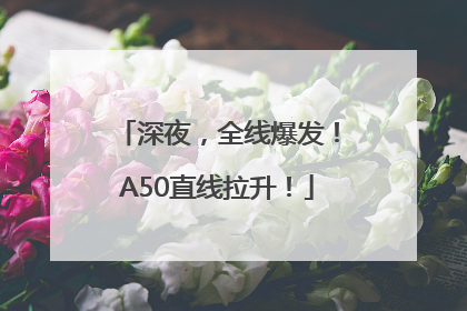 深夜，全线爆发！A50直线拉升！