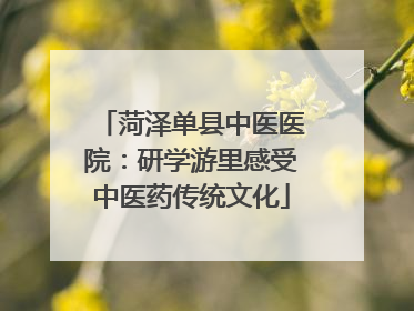 菏泽单县中医医院：研学游里感受中医药传统文化
