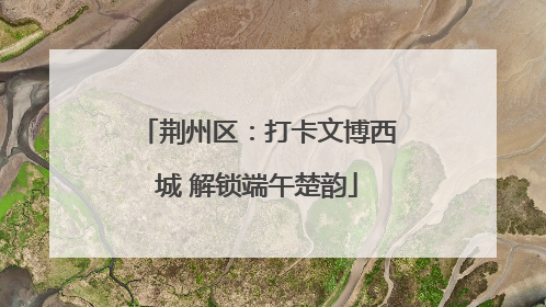 荆州区：打卡文博西城 解锁端午楚韵