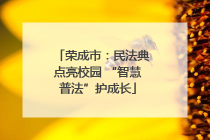 荣成市：民法典点亮校园 “智慧普法”护成长