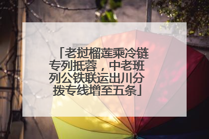 老挝榴莲乘冷链专列抵蓉，中老班列公铁联运出川分拨专线增至五条