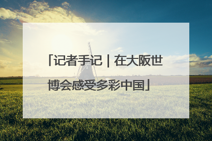 记者手记｜在大阪世博会感受多彩中国