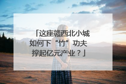 这座赣西北小城如何下“竹”功夫撑起亿元产业？