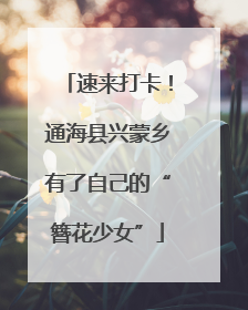 速来打卡！通海县兴蒙乡有了自己的“簪花少女”