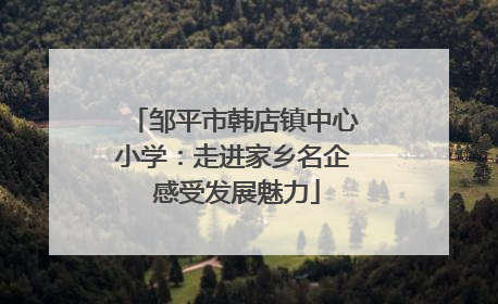邹平市韩店镇中心小学：走进家乡名企 感受发展魅力