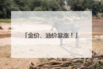 金价、油价暴涨！