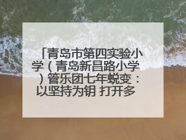 青岛市第四实验小学（青岛新昌路小学）管乐团七年蜕变：以坚持为钥 打开多元成长之门