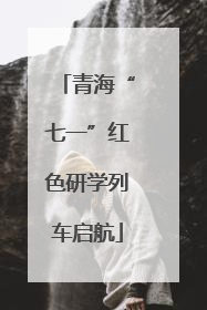 青海“七一”红色研学列车启航